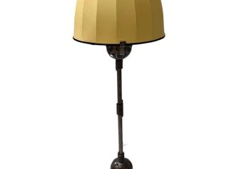 Art Deco Amsterdamse School Floor Lamp by Amsterdamsche Kunstsmederij, 1920s